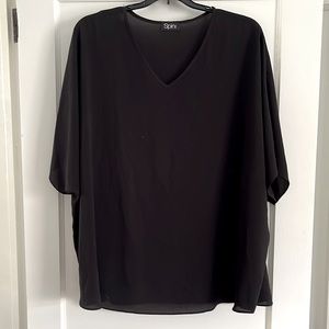 Black top. Spin size 2X